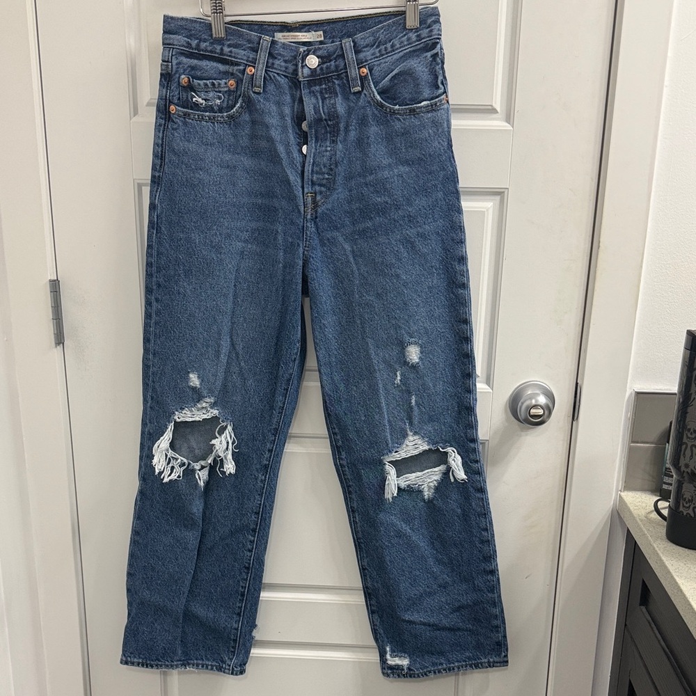 Levi's Ribcage Ankle Size 28 High Rise